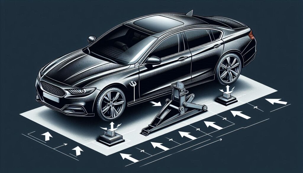 Where to Place the Jack on the Rear of Car